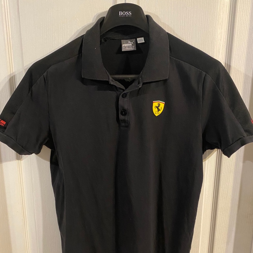 Black Ferrari Puma Polo
